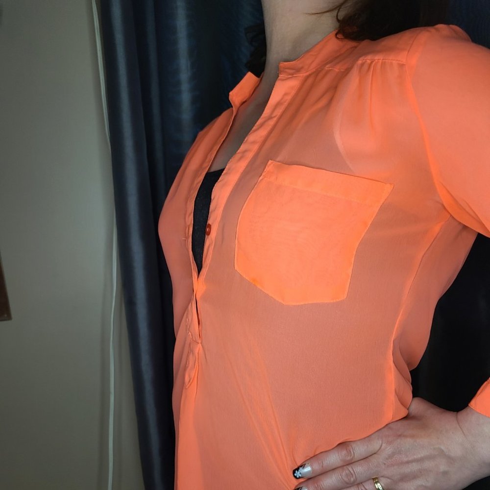 Sheer Neon Top